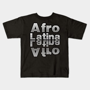 Afro Latina Kids T-Shirt